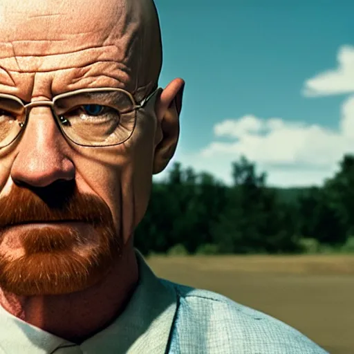 Image similar to Walter White in stranger things 4K quality super realistic