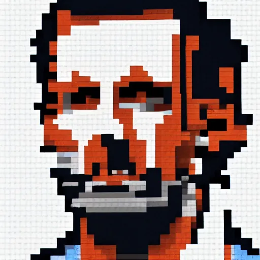 Image similar to Dr. Gregory House in Minecraft art style