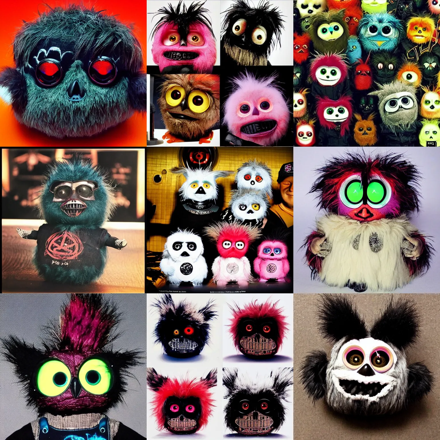 Prompt: “Slipknot Furby”