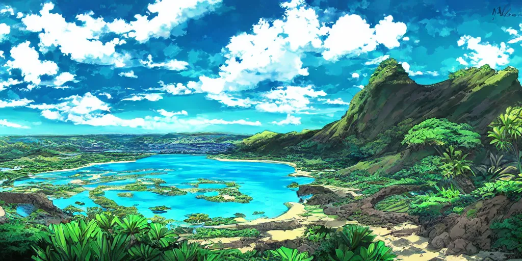 Hawaii Beach Summer Art Wallpapers | Scenery wallpaper, Anime scenery  wallpaper, Cool wallpapers art