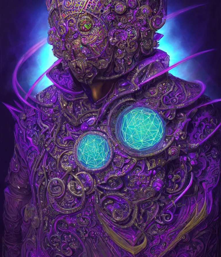 Prompt: front!!! shot of a court jester character, hyperdimensional, bioluminescent hypercubes, dark holography!!!, sunset psychedelic, chrome, (((intricate))), elegant, highly detailed, centered, (((artstation, concept art, smooth, sharp focus, artgerm, Tomasz Alen Kopera, Peter Mohrbacher, donato giancola, Joseph Christian Leyendecker, WLOP, Boris Vallejo))), mugshot!!!!!, ugly!!!!!!, octane render, nvidia raytracing demo, octane render, nvidia raytracing demo, octane render, nvidia raytracing demo, grainy, muted, 8K, digitalblasphemy, metatron