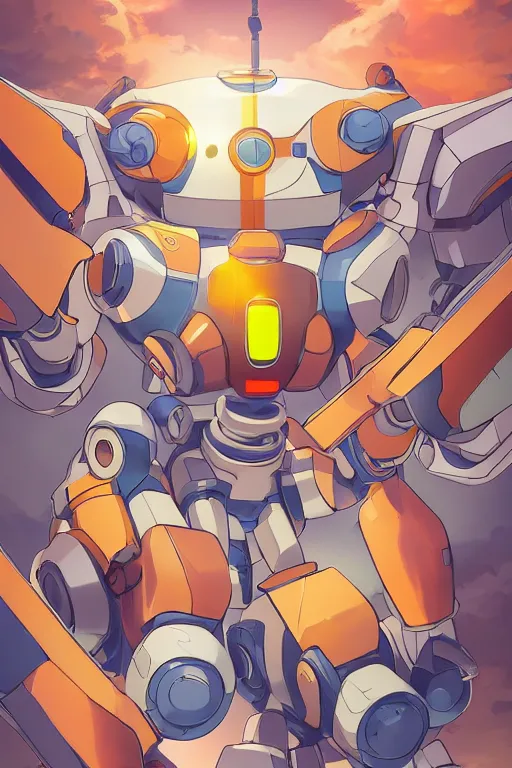 Image similar to metabots medabots medarotto medarot robot minimalist comics, behance hd by jesper ejsing, by rhads, makoto shinkai and lois van baarle, ilya kuvshinov, rossdraws global illumination ray tracing hdr radiating a glowing aura