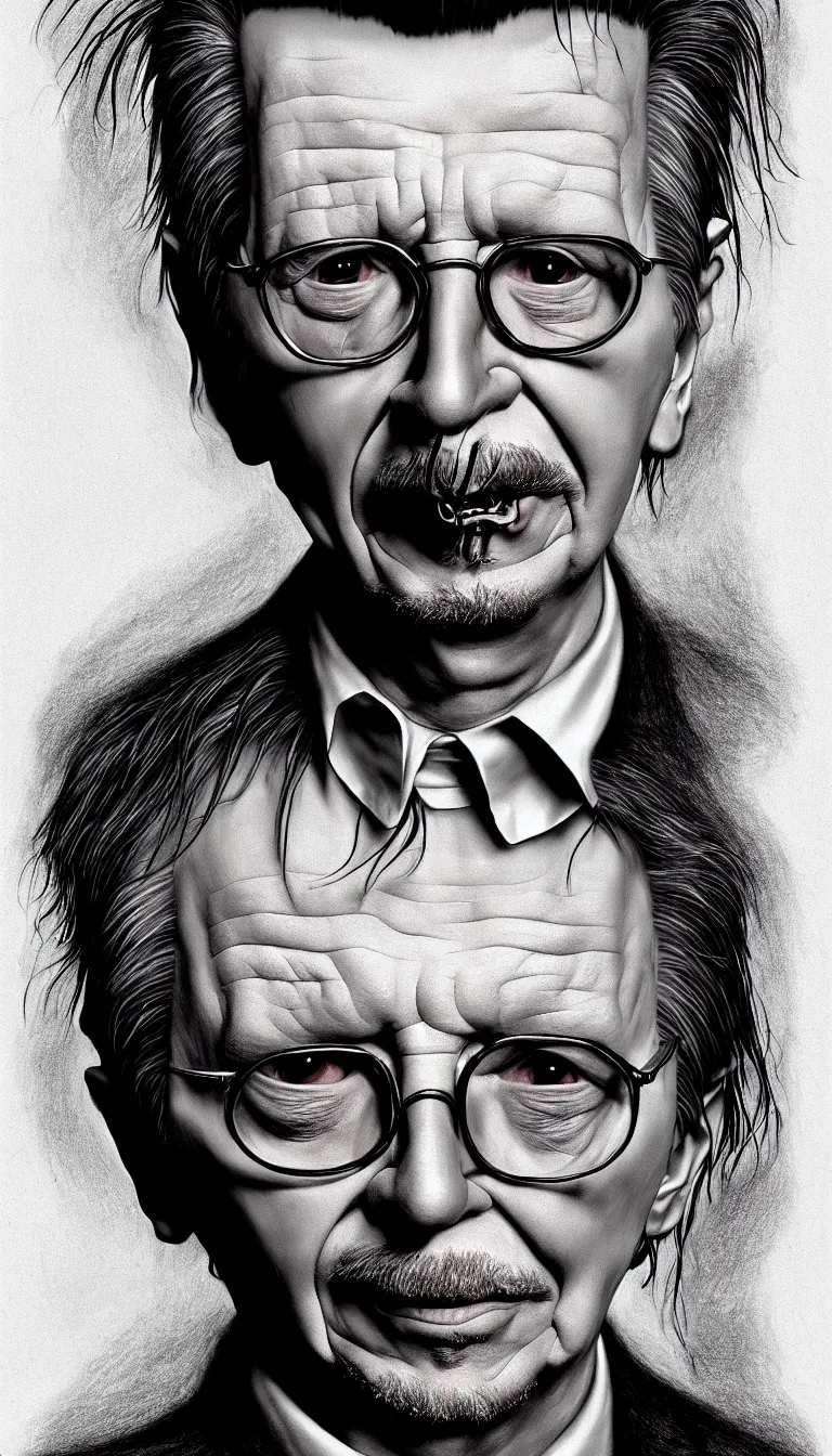 Image similar to a breathtaking 3 d pencil drawing of an incommensurable, malevolent gary oldman from the professional, at the height of withdrawal, bursting with rage, light bends to him, saturated colors, digital art, catalogue raisonne, autodesk maya, cinema 4 d, hyperrealism, ultra detailed, hyper luxurious, by jarid mayo