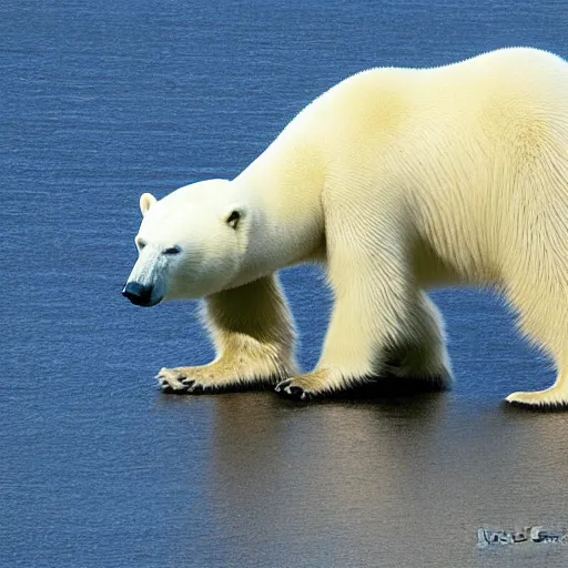 Image similar to a peace polar bear by wu daozi