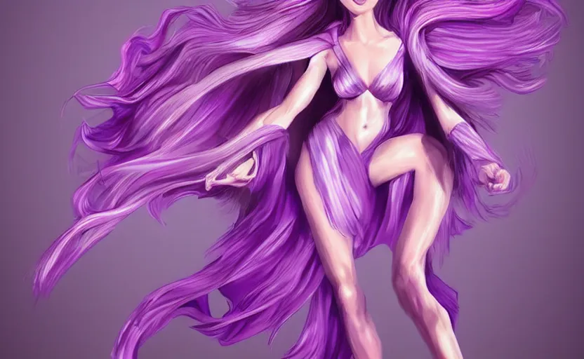 Image similar to purple tornado, art style, artstation, pixie, pinterest, real photo, very detailed, realistic proportions, true purple tornado