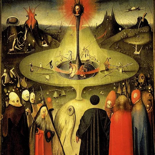 Image similar to purgatory by hieronymus bosch