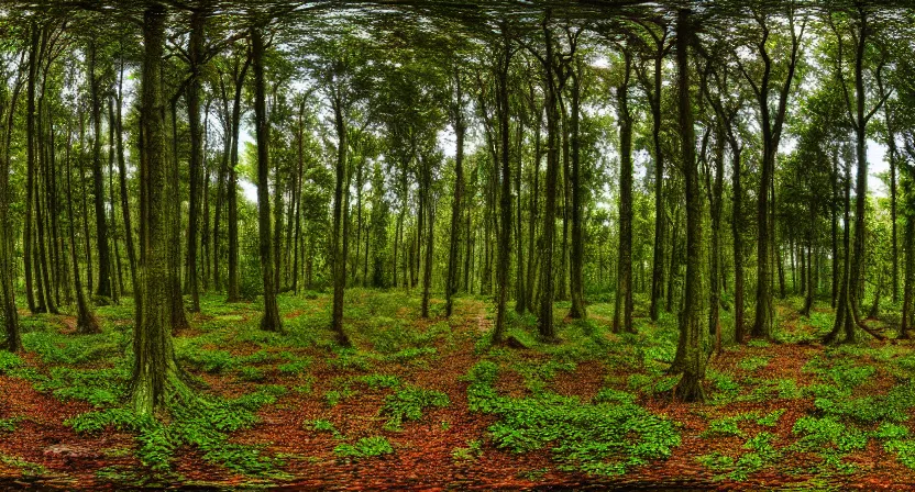 Image similar to HDRI image of a forest