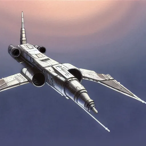 Image similar to scifi concept art by ralph mcquarrie and ralph mcquarrie, x wing starfighter, star wars expanded universe, intrincate, highly detailed, digital painting, artstation, concept art, smooth, sharp foccus ilustration, artstation hq