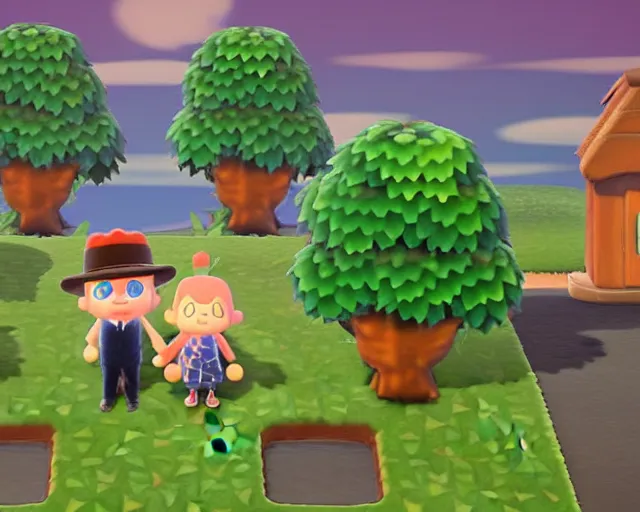 Image similar to a strange and creepy monster in animal crossing