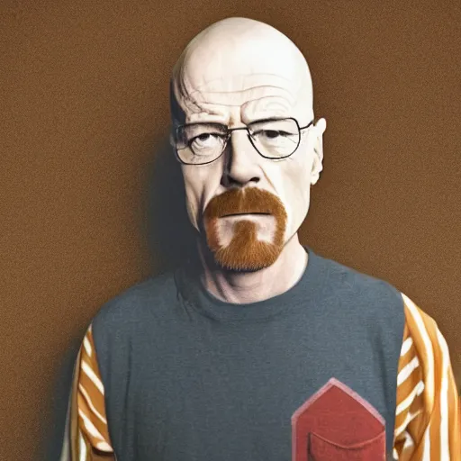 Prompt: Walter White in a screamo band