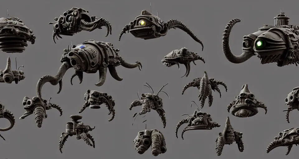 Prompt: pixar sarlacc demons running brontosaurus cthulhu atat googly eyes, military tank fury road iron smelting pits space marines, highly detailed cinematic scifi render of 3 d sculpt of spiked gears of war skulls, military chris foss, john harris, hoover dam'aircraft carrier tower'beeple, warhammer 4 0 k, halo, halo, mass effect