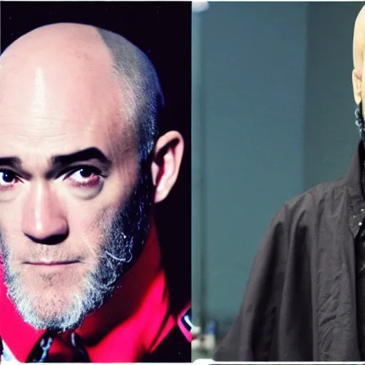 Image similar to anime michael stipe