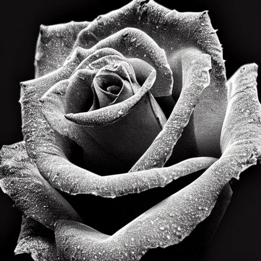 Prompt: award - winning macro of a beautiful rose made of molten lava on black background by harold davis, georgia o'keeffe and harold feinstein, highly detailed, hyper - realistic, nebula color, inner glow, trending on deviantart, artstation and flickr, nasa space photography, national geographic