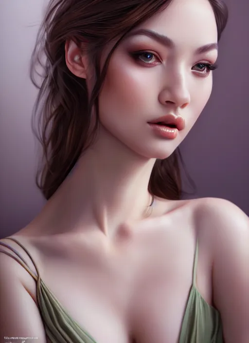 Prompt: a gorgeous female photo, professionally retouched, soft lighting, realistic, smooth face, full body shot, torso, dress, perfect eyes, wide angle, sharp focus on eyes, 8 k high definition, insanely detailed, intricate, elegant, art by stanley lau, artgerm and jason chan