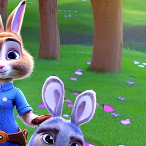 Image similar to natali portman as a judy hopps