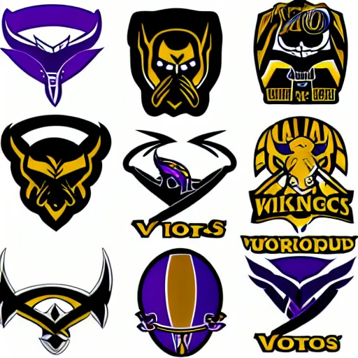 Image similar to sports logo detailed vector vikings