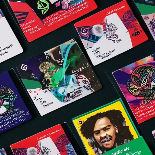 Image similar to Product mockup of physical trading cards by Spotify