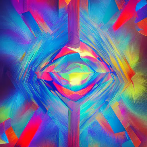 Prompt: abstract art, the effect of hypnosis, as if sucked inside by gabo mendoza, trending on artstation