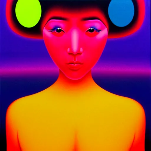 Prompt: sensual woman by shusei nagaoka, kaws, david rudnick, airbrush on canvas, pastell colours, cell shaded, 8 k
