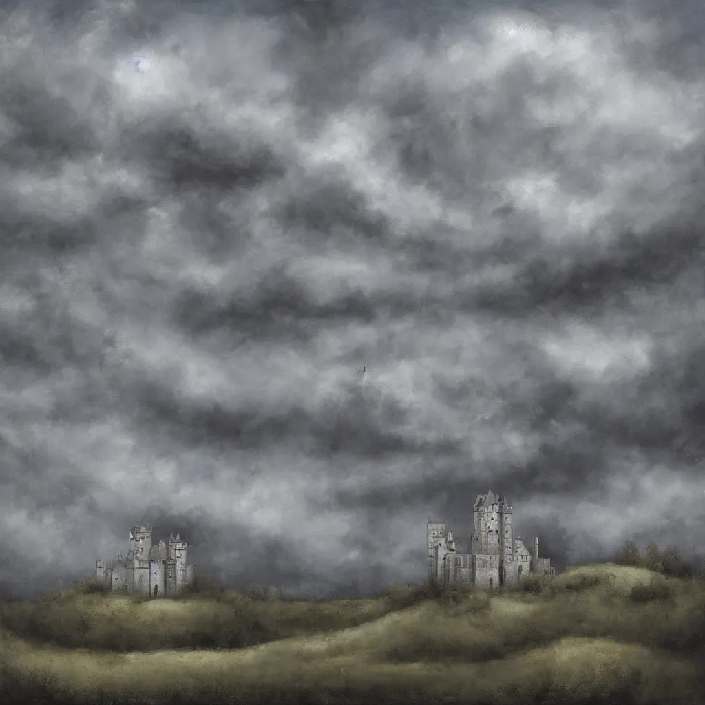 Image similar to castle in clouds by lee madgwick