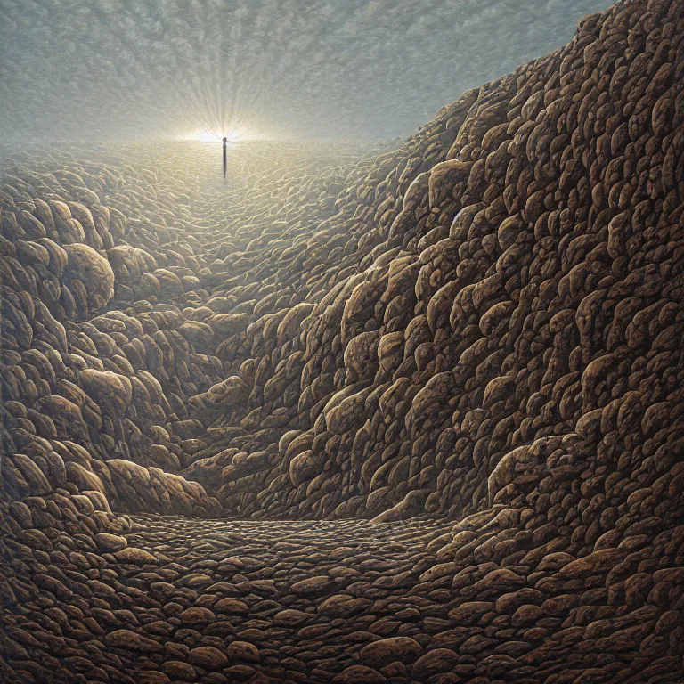 Image similar to the light in my eye has left. by jeffrey smith, oil on canvas