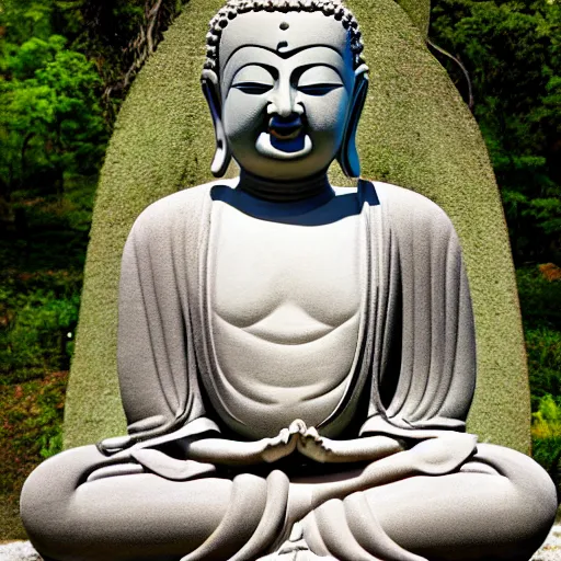 Prompt: Buddah meditating