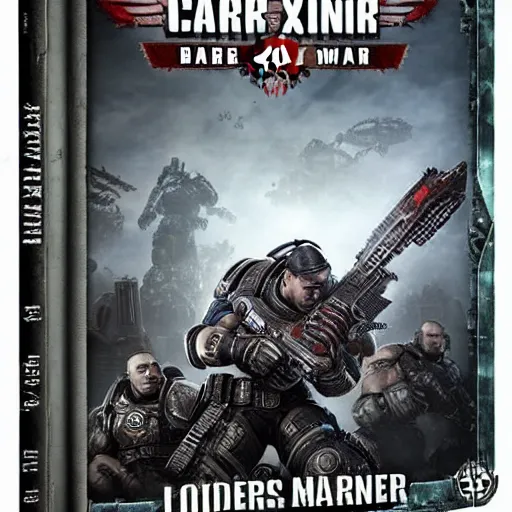 codex book for gears of war warhammer 4 0 k style Stable Diffusion