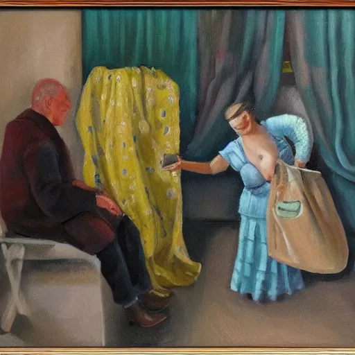 Image similar to Две котки играят пинг-понг на оранжев фон, oil painting