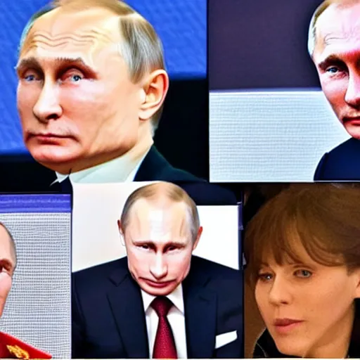 Image similar to Vladimir Putin in a Tu Tu