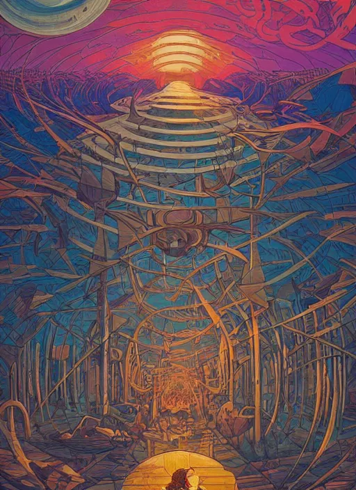 Image similar to The land of the dreaming, italian futurism, da vinci, Dan Mumford, Josan Gonzalez