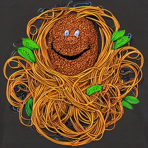 Image similar to spaghetti monster