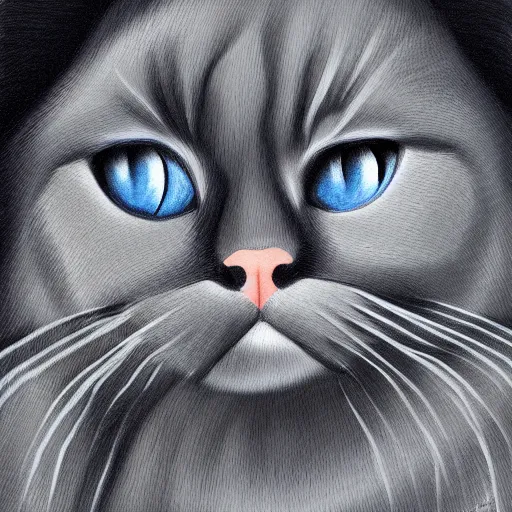 Prompt: black cloudy shadow in a cat shape, cuddly fur, blurry, digital painting, artwork by Sandro Botticelli