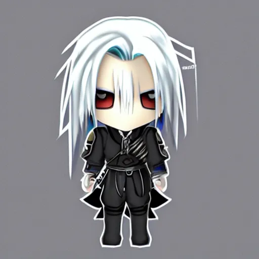 Image similar to sephiroth chibi