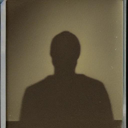 Image similar to polaroid photo of a faceless person