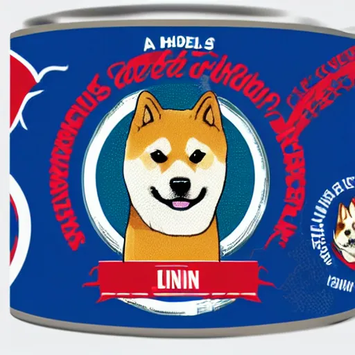 A Beer Can Label Featuring A Shiba Inu Stable Diffusion OpenArt