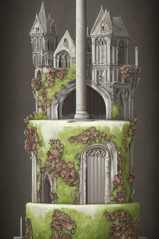 Prompt: a beautiful digital illustration painting of a detailed gothic fantasy toilet paper cake, by benoit b. mandelbrot, steven belledin, martin johnson heade, lee madgwick, caspar david friedrich, and david rios ferreira. 8 k resolution trending on artstation concept art digital illustration