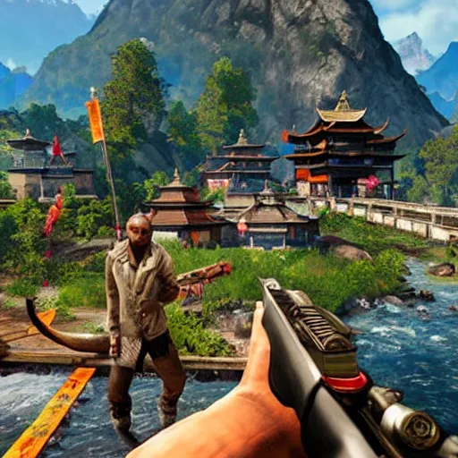 Image similar to far cry 4 shangrila, shangri li, fc 4