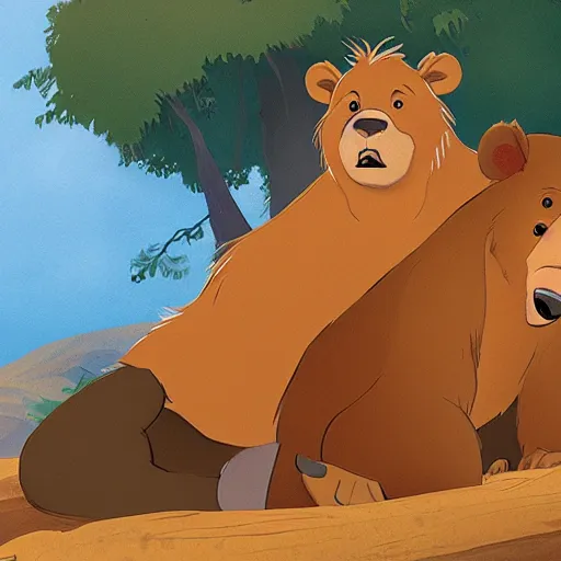 Image similar to Visual development for Disney’s Brother Bear