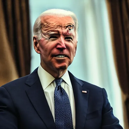 Image similar to joe biden doing funny facial expressions, dramatic lighting, cinematic, establishing shot, extremly high detail, photorealistic, cinematic lighting, artstation, style by James Gurney