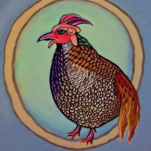 Image similar to pheasant , by lily seika jones Instagram, by rivuletpaper art,