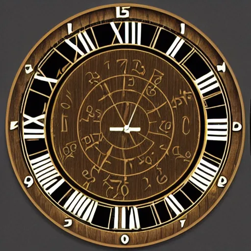 Image similar to clock arabic numerals