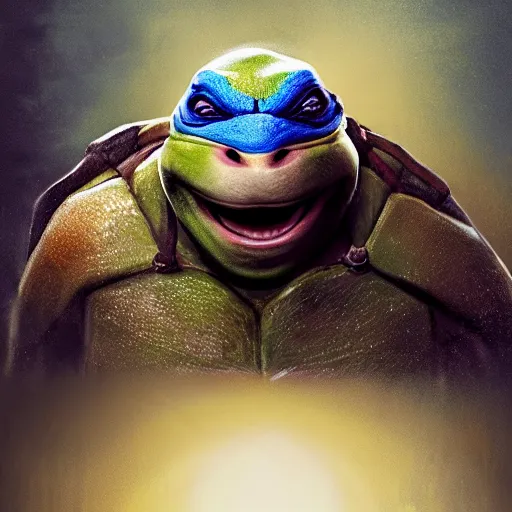 Image similar to ninja turtles in real life, face centered portrait, Confident, fog, rain, volumetric lighting, beautiful, golden hour, sharp focus, ultra detailed, cgsociety by Leesha Hannigan, Ross Tran, Thierry Doizon, Kai Carpenter,Ignacio Fernández Ríos