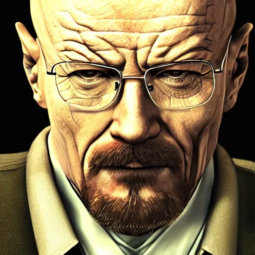 Image similar to photo of walter white as kiryu kazuma, photography, photorealism, realism, realistic