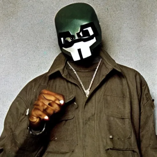 Image similar to mf doom in ww 2