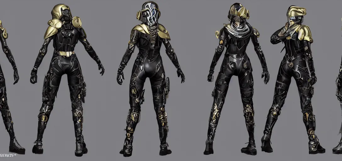 Image similar to character sheet concept art of female special forces superhero from destiny 2, hooded opalescent diaphanous robe with intricate gold inlay, gypsy, face paint, ferrofluid armor, realistic, hyperrealistic, photographic, costume, wlop, dan mumford, greg rutkowski, high detail, octane render, alexander mcqueen, james gurney, photo, 8 k, intricate