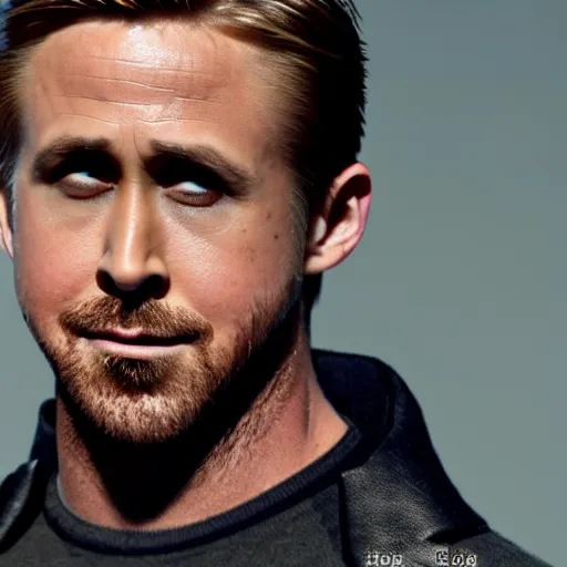 Image similar to ryan gosling as black panther, 4 k, high detail, high - resolution photograph, professional photography, ultra - detail