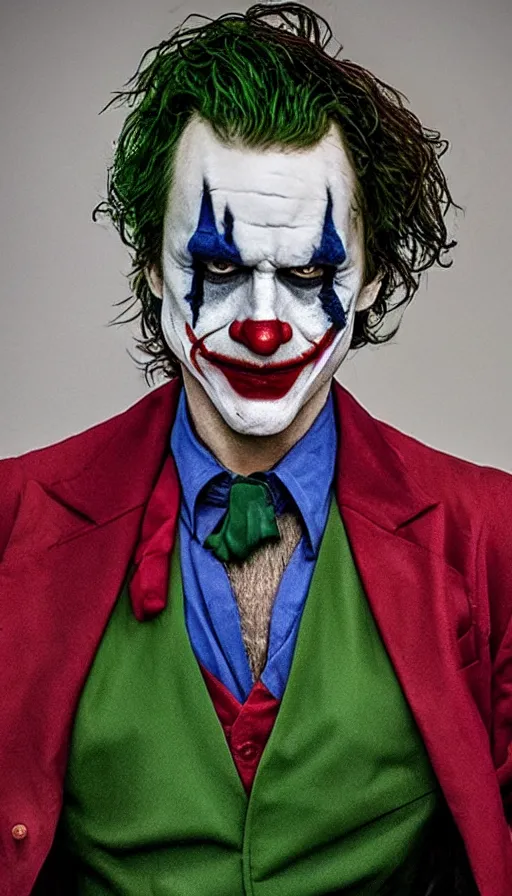 Image similar to joaquin pheonix as the joker, in the rain