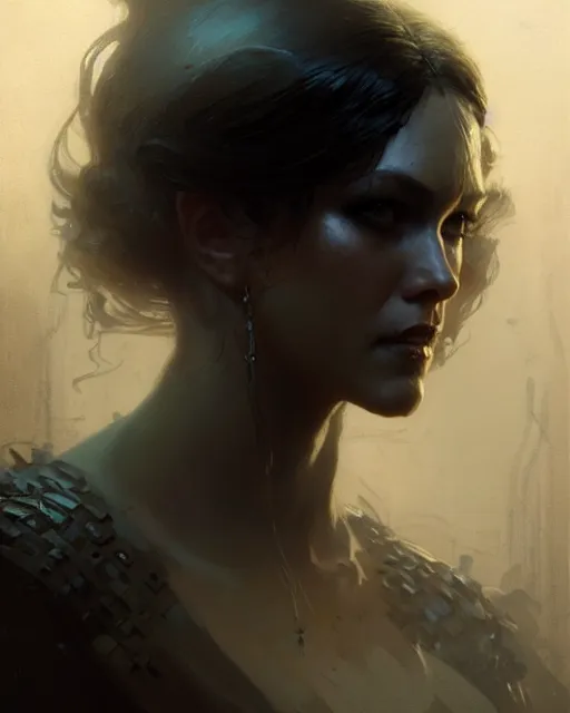 Prompt: mysterious female the shadow, fantasy character portrait, ultra realistic, concept art, intricate details, highly detailed by greg rutkowski, gaston bussiere, craig mullins, simon bisley