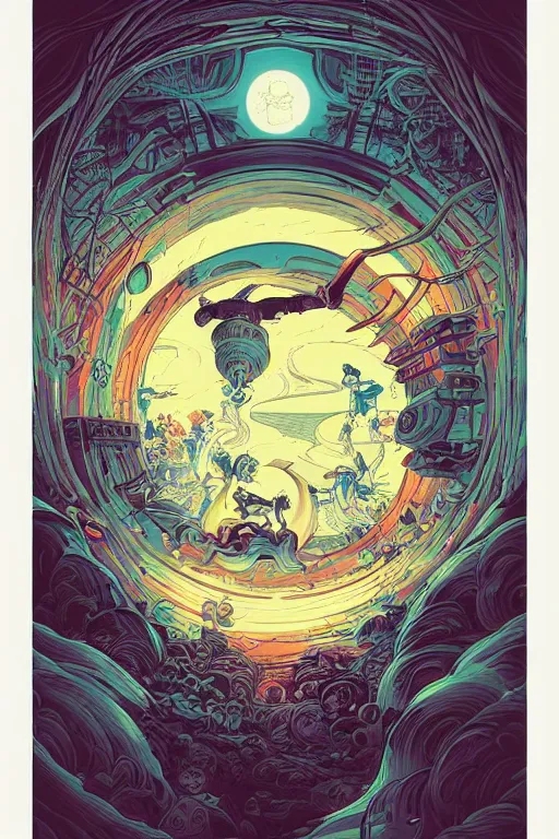 Image similar to “Portal to the Yokai Kingdom, by Kilian Eng”