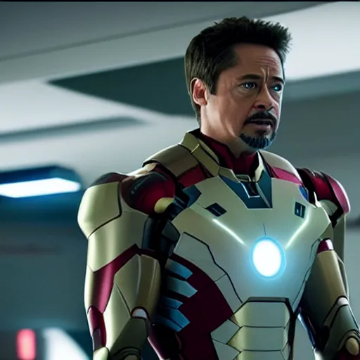 Brad Pitt As Tony Stark In Iron Man Movie, Movie 